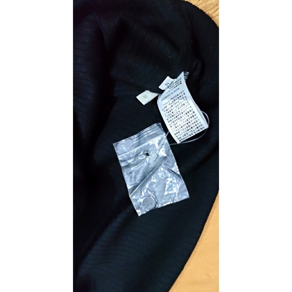 Black button down dress V neck - Picture 7 of 7